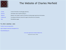 Tablet Screenshot of merfield.com